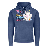 Vintage Denim 100 magical days of school Vintage Hoodie - MaliasSmallBusiness