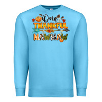 Ocean Blue one thankful mawmaw Premium Sweatshirt - CowGirlArtShop