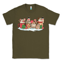 Army Green christmas cookie coffe cups Classic Tee - MaliasSmallBusiness