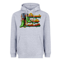 Heather Grey steppin into juneteenth heels Heavyweight Hoodie - CowGirlArtShop