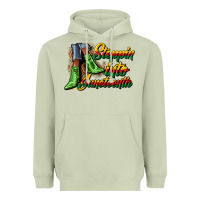 Matcha steppin into juneteenth heels Heavyweight Hoodie - CowGirlArtShop