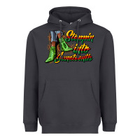 Smoke steppin into juneteenth heels Heavyweight Hoodie - CowGirlArtShop