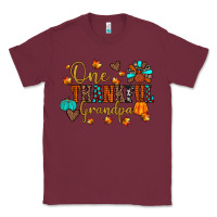 Burgundy one thankful grandpa Classic Tee - JahusDesignShop