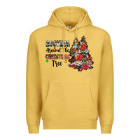 Antique Gold rocking around the christmas tree Premium Hoodie - JahusDesignShop