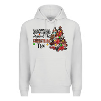 Dove Grey rocking around the christmas tree Premium Hoodie - JahusDesignShop