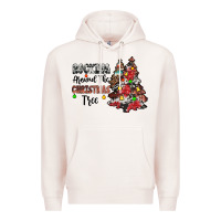 Pale Pink rocking around the christmas tree Premium Hoodie - JahusDesignShop