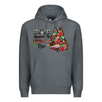 Rock rocking around the christmas tree Premium Hoodie - JahusDesignShop