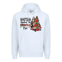White rocking around the christmas tree Premium Hoodie - JahusDesignShop