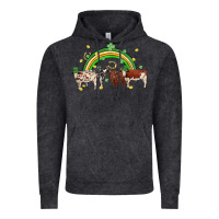 Vintage Black cow st patrick days Vintage Hoodie - MaliasSmallBusiness