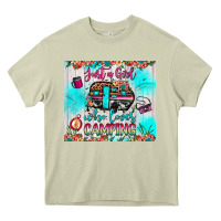 Mossy just a girl who loves camping Heavy Core Tee - JahusDesignShop