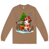 Toasted Coconut merry christmas cow Long Sleeve Tee - MaliasSmallBusiness