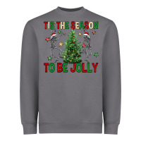Storm Tis' the season to be Jolly Heavyweight Sweatshirt - NancyCooperArtShop