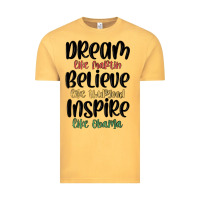Vintage Mustard dream like martin believe like thurgood inspire li Vintage Tee - MaliasSmallBusiness