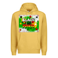Antique Gold black and proud Premium Hoodie - CowGirlArtShop