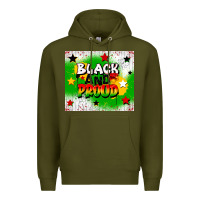Army Green black and proud Premium Hoodie - CowGirlArtShop