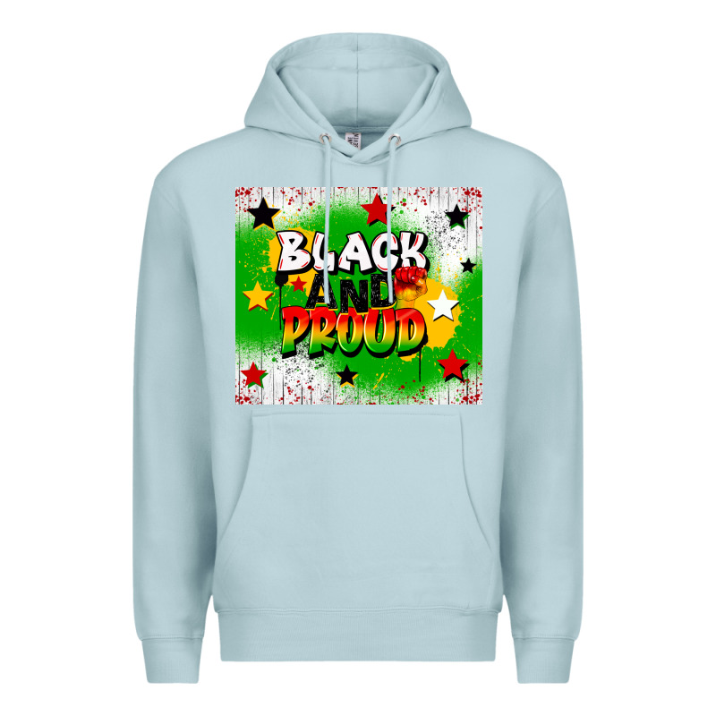 Black And Proud Premium Hoodie by CowGirlArtShop | Teevron