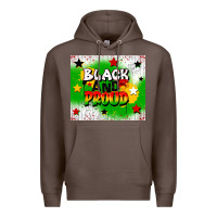 Coffee black and proud Premium Hoodie - CowGirlArtShop