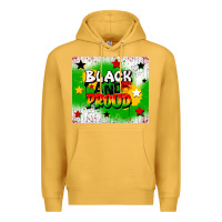 Mustard black and proud Premium Hoodie - CowGirlArtShop