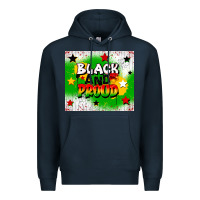 Navy black and proud Premium Hoodie - CowGirlArtShop