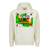 Oatmeal Heather black and proud Premium Hoodie - CowGirlArtShop
