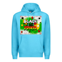 Ocean Blue black and proud Premium Hoodie - CowGirlArtShop