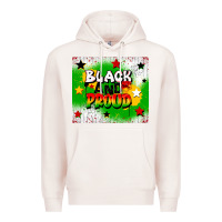 Pale Pink black and proud Premium Hoodie - CowGirlArtShop
