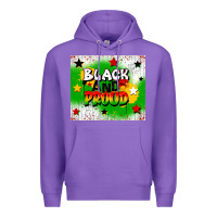 Purple black and proud Premium Hoodie - CowGirlArtShop