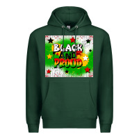 Sports Green black and proud Premium Hoodie - CowGirlArtShop