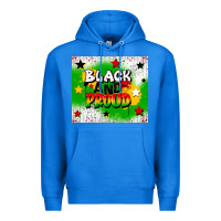 True Royal black and proud Premium Hoodie - CowGirlArtShop