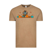 Vintage Coffee thankful cross pumpkin Vintage Tee - JahusDesignShop