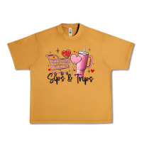 Peanut Butter sips & trips target inspired stanley Urban Heavy Tee - MaliasSmallBusiness