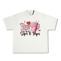 Pistachio sips & trips target inspired stanley Urban Heavy Tee - MaliasSmallBusiness