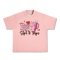 Salmon sips & trips target inspired stanley Urban Heavy Tee - MaliasSmallBusiness