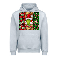 Heather Grey green christmas gnome Urban Hoodie - FaDigitalArtStudio