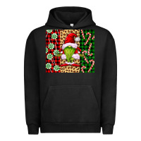 Pigment Black green christmas gnome Urban Hoodie - FaDigitalArtStudio