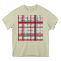 Mossy christmas plaid seamless pattern Heavy Core Tee - BundleAndBundleShop