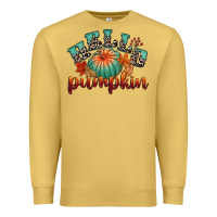 Antique Gold hello pumpkin Premium Sweatshirt - CowGirlArtShop