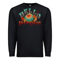 Black hello pumpkin Premium Sweatshirt - CowGirlArtShop
