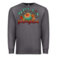 Charcoal Heather hello pumpkin Premium Sweatshirt - CowGirlArtShop