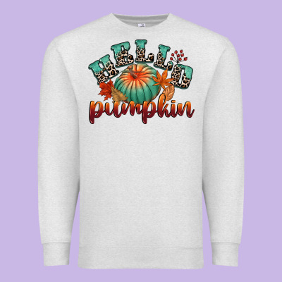 Hello Pumpkin Premium Sweatshirt Designed By Cowgirlartshop