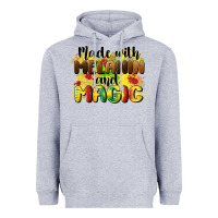 Heather Grey made with melanin and magic Heavyweight Hoodie - CowGirlArtShop