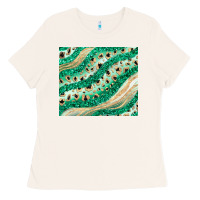 Bone green glitter Ladies Tee - JahusDesignShop