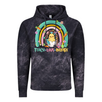 Cloud Black teach love inspire rainbow Vintage Hoodie - MaliasSmallBusiness