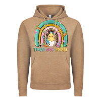 Vintage Coffee teach love inspire rainbow Vintage Hoodie - MaliasSmallBusiness