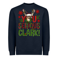 Navy You serious clark deer Heavyweight Sweatshirt - NancyCooperArtShop