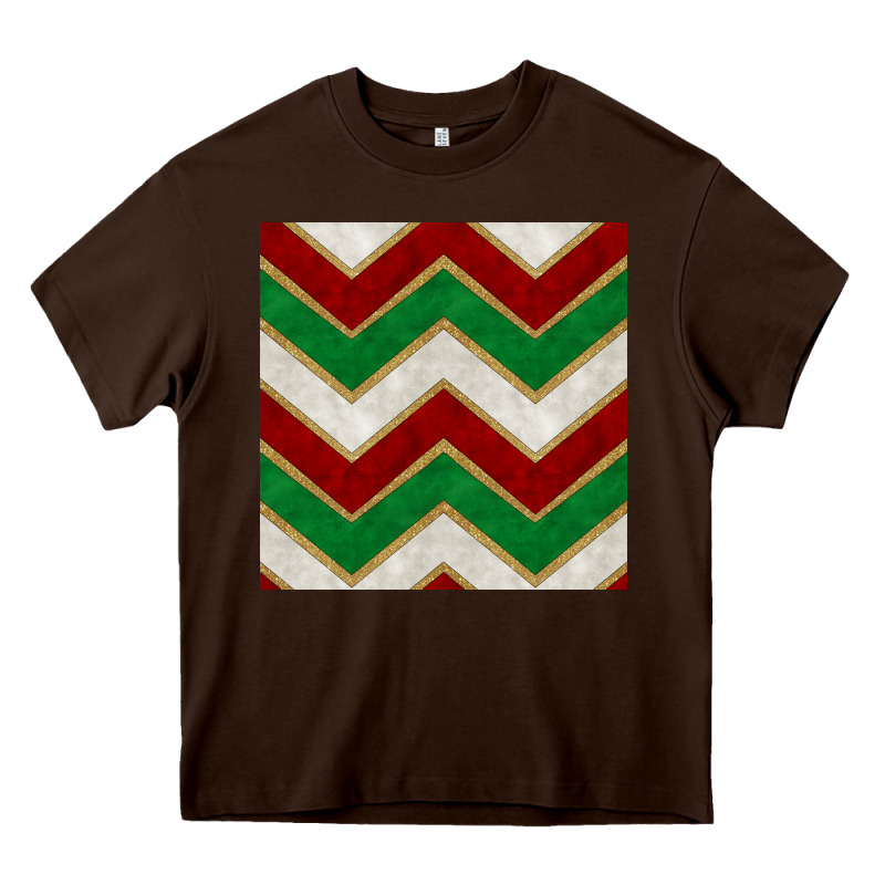 Christmas Stripes Seamless Pattern Heavy Core Tee by BundleAndBundleShop | Teevron