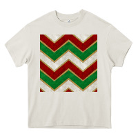 Cream christmas stripes seamless pattern Heavy Core Tee - BundleAndBundleShop