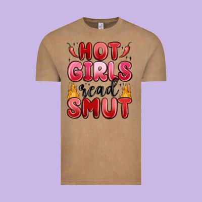 Hot Girls Read Smut Vintage Tee Designed By Maliassmallbusiness