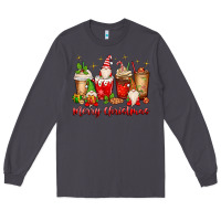 Smoke merry christmas gnomes coffee cups Long Sleeve Tee - MaliasSmallBusiness