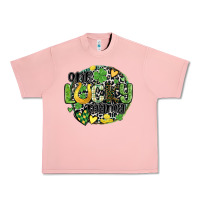 Salmon one lucky mama Urban Heavy Tee - MaliasSmallBusiness